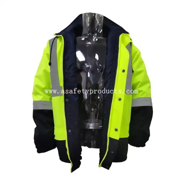 Veste de sécurité hivernale haute visibilité